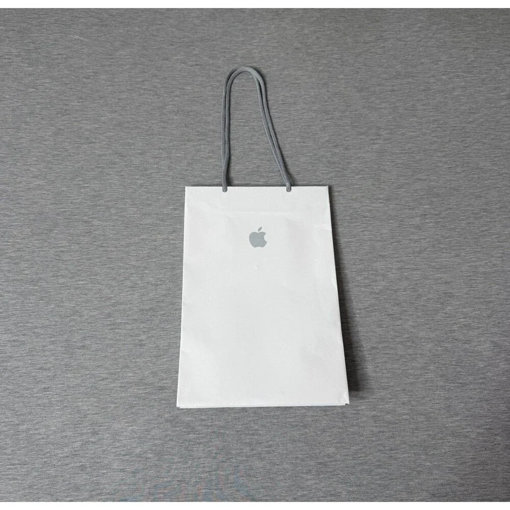 Apple Store 8”x11” White Gift Bag